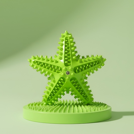 Starfish Squeaky Chew & Swimming Toy