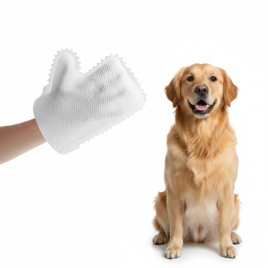 Dry Bath Mittens – Disposable Pet Cleaning Gloves for Dogs & Cats