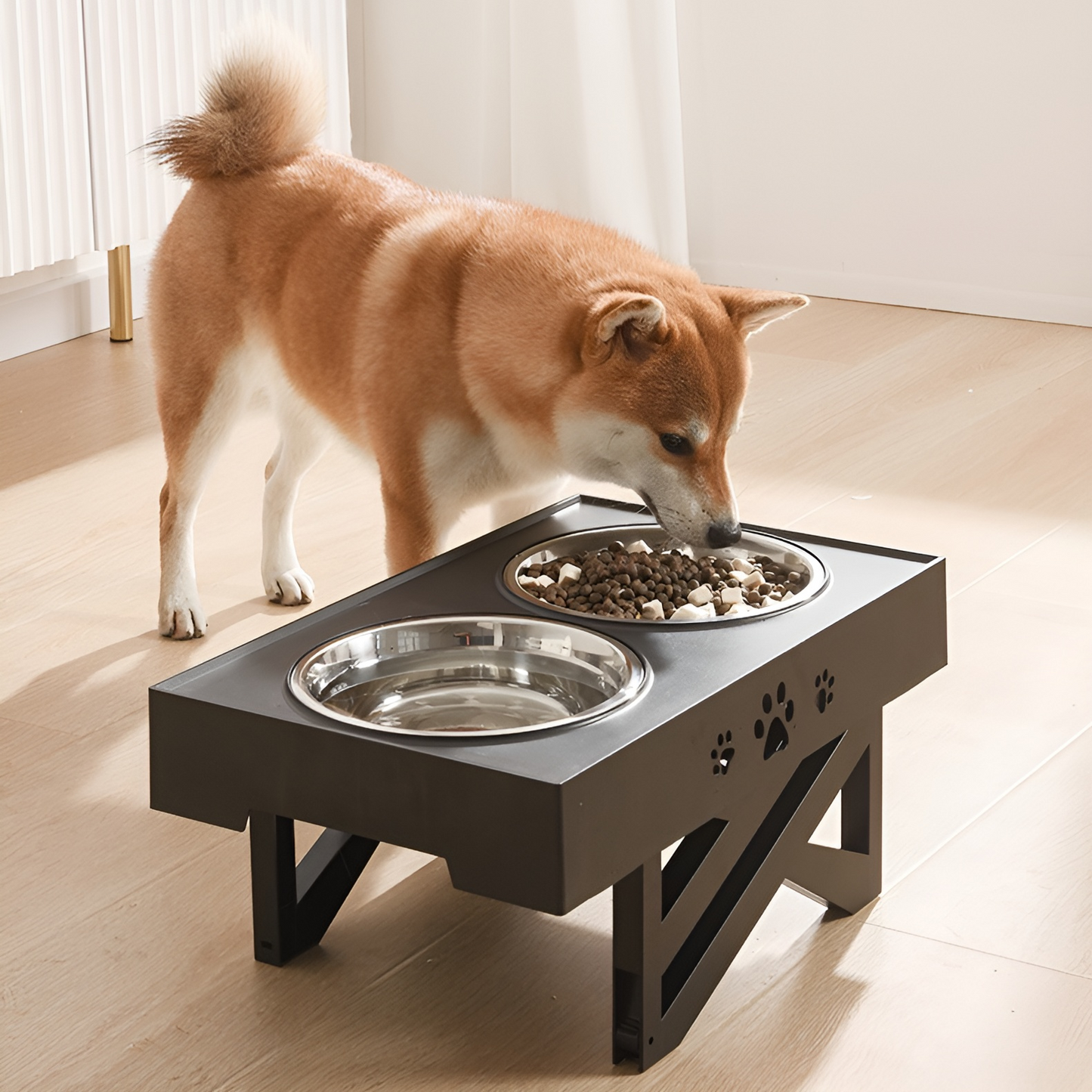 Lift & Feast | 3 Level Adjustable Food Table for Dogs & Cats
