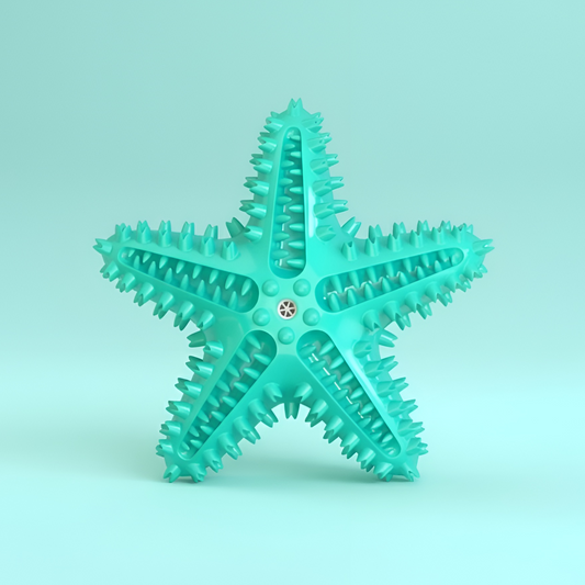Starfish Squeaky Chew & Swimming Toy