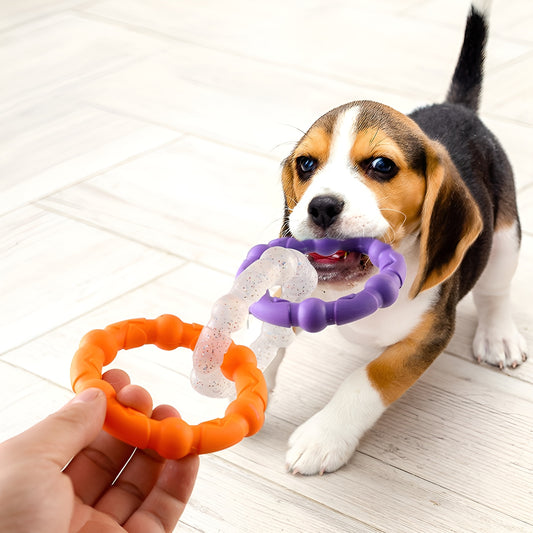 TuggLoop Rings Chew Toy for Puppies and Dogs