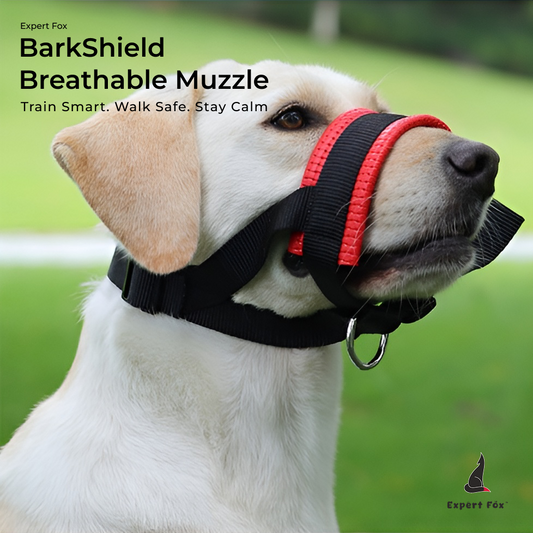 BarkShield Breathable Muzzle for Dogs