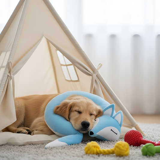 FoxHug Pillow – Soft Plush Dog Pillow & Cuddle Cushion