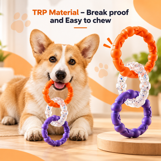 TuggLoop Rings Chew Toy for Puppies and Dogs