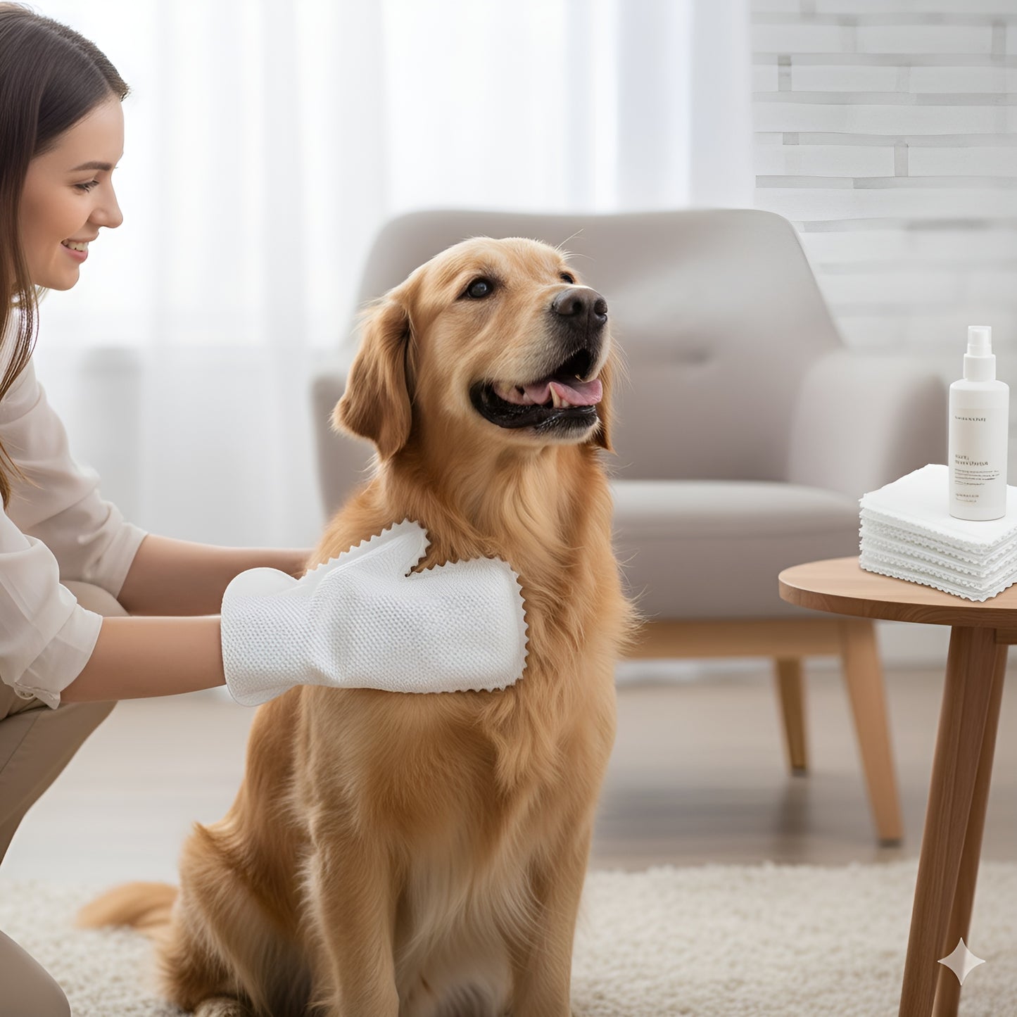 Dry Bath Mittens – Disposable Pet Cleaning Gloves for Dogs & Cats