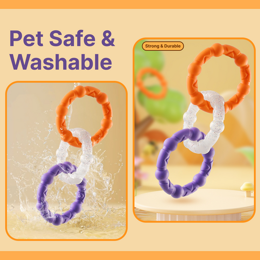 TuggLoop Rings Chew Toy for Puppies and Dogs