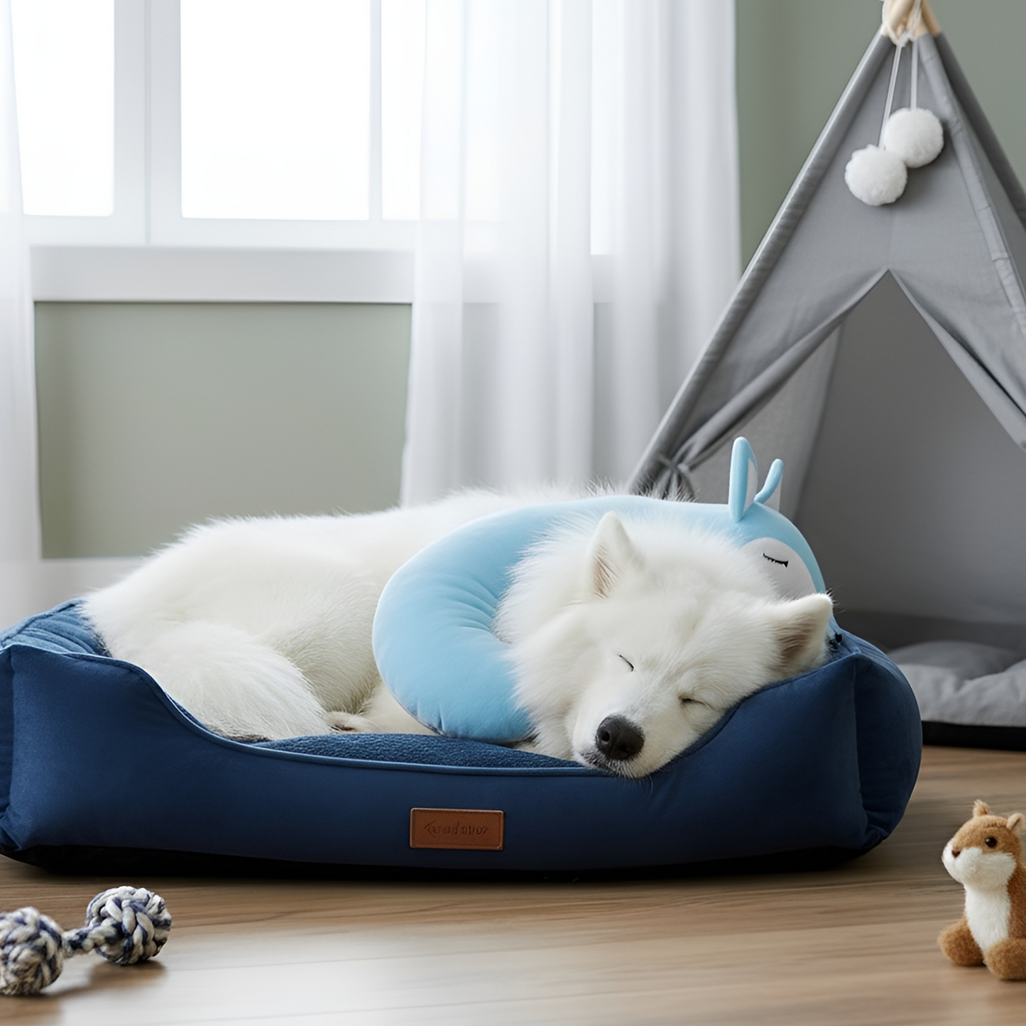 FoxHug Pillow – Soft Plush Dog Pillow & Cuddle Cushion