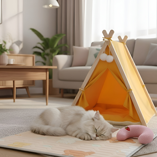 DreamDen™ Indoor Pet Tent | Stylish Home Décor Pet House