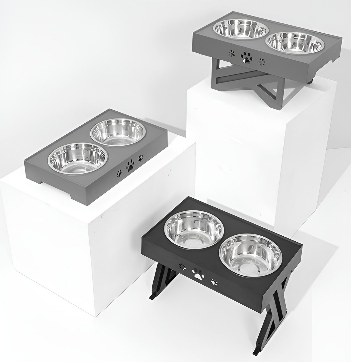 Lift & Feast | 3 Level Adjustable Food Table for Dogs & Cats