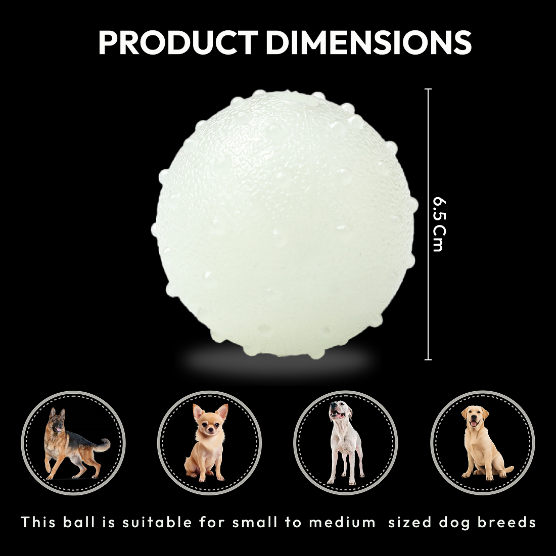 PawGlow Bounce – Luminous Bouncy Chew Ball Pet Toy