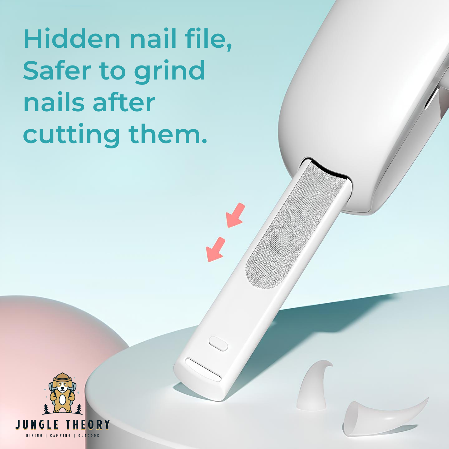 ClipEase - Cat Nail Clipper with Filer & Nail Hood