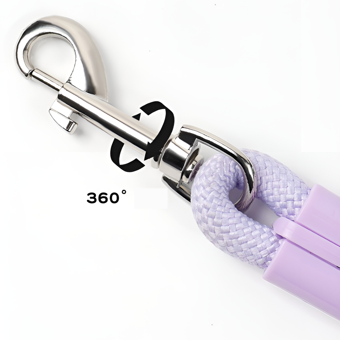 Vibe Traction Leash for Dogs & Cats | Soft Foam Handle, Durable Rope Lead for Pets