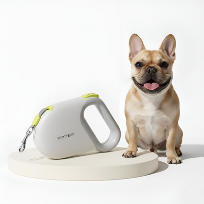IVOR Minimal Retractable Dog Leash - Ivory Moss