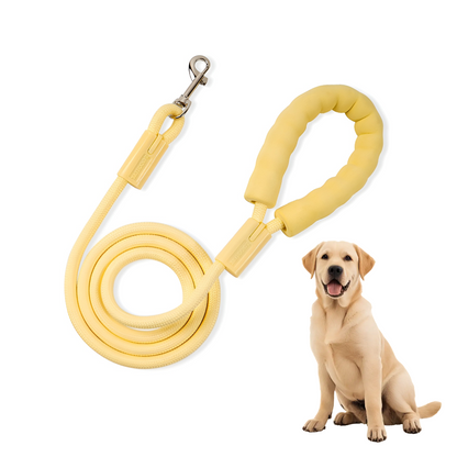 Vibe Traction Leash for Dogs & Cats | Soft Foam Handle, Durable Rope Lead for Pets