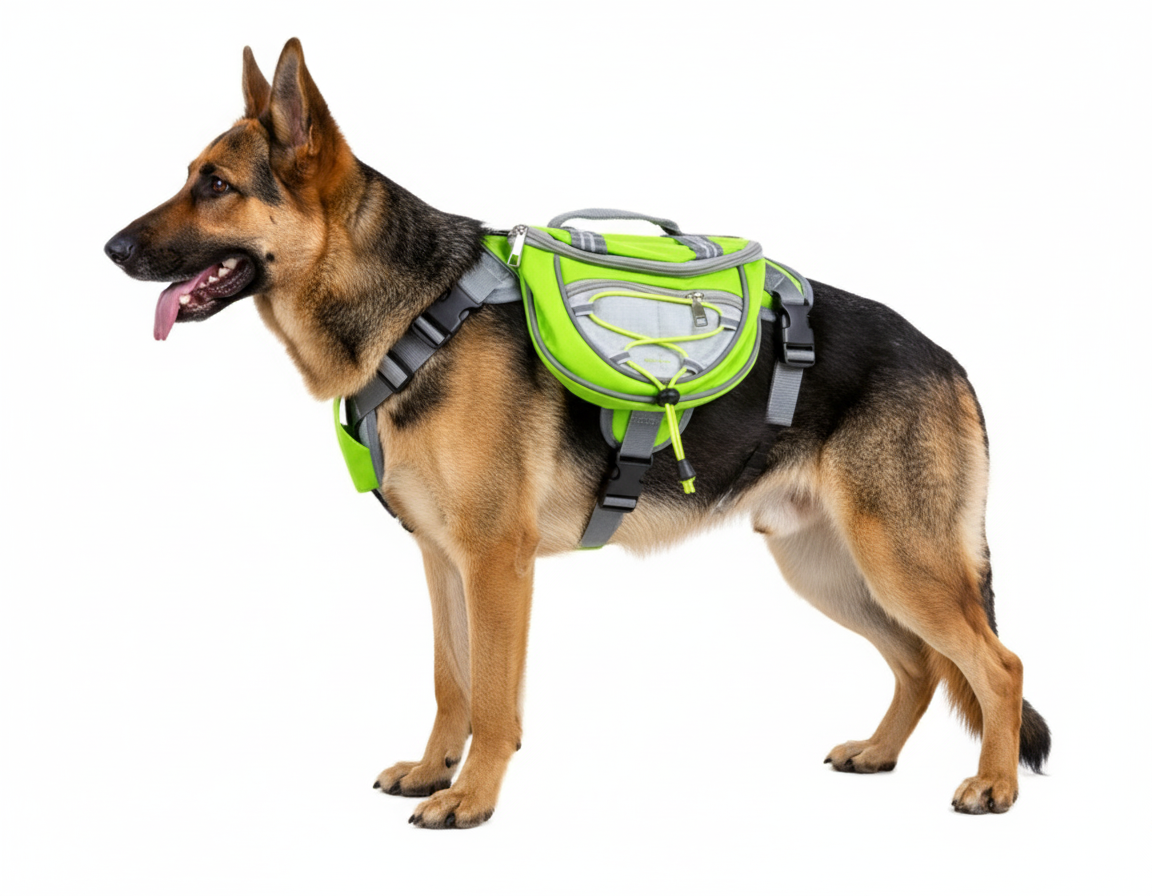 TailTrek Pet Saddle Backpack for Hiking, Camping & Outdoor