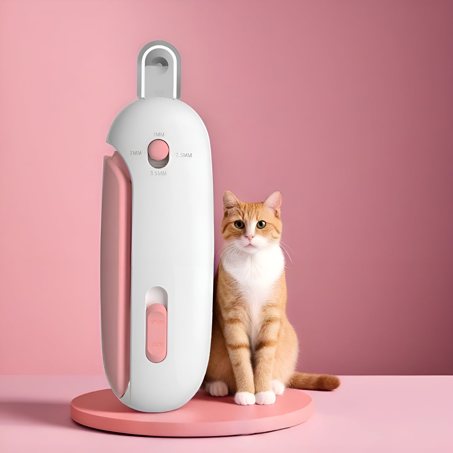 ClipEase - Cat Nail Clipper with Filer & Nail Hood