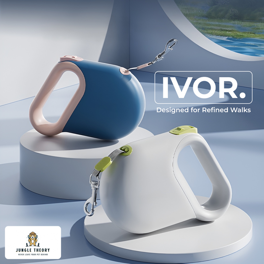 IVOR Minimal Retractable Dog Leash - Coastal Dusk