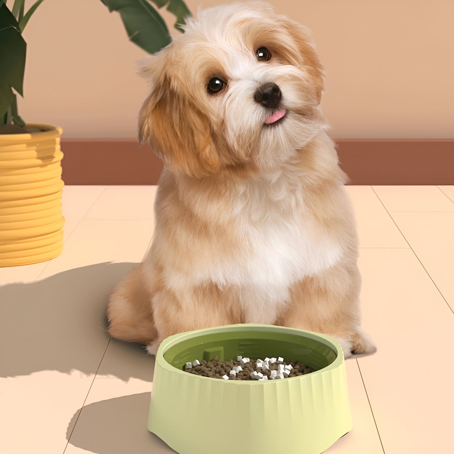 PaceMate 2-in-1 Slow Feeder Dog Bowl