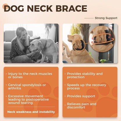 NeckSure - Brace Collar for Injury Recovery, Arthritis, Post-Surgery Protection