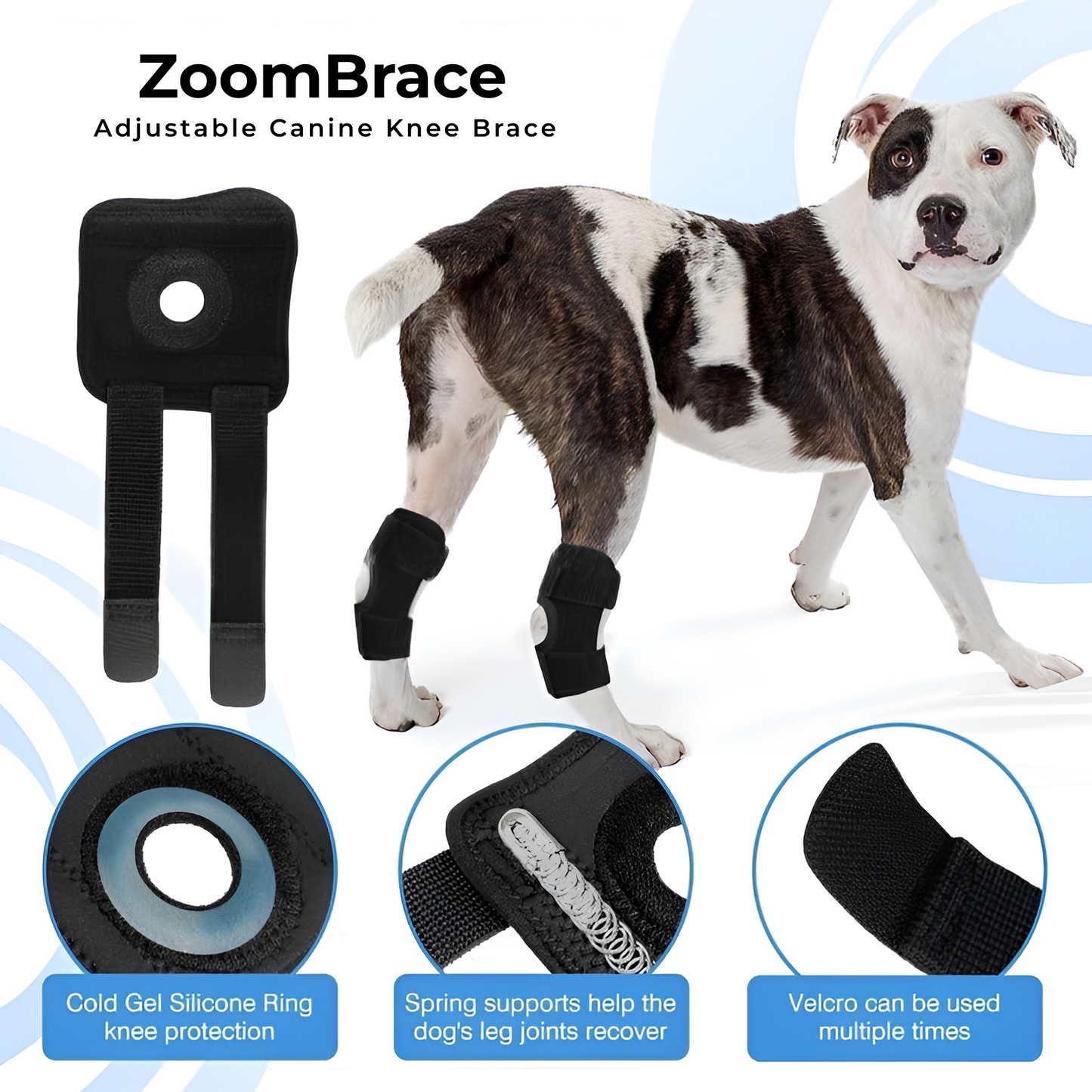 ZoomBrace – Knee Brace for Injury Recovery, Arthritis Relief & Joint Support
