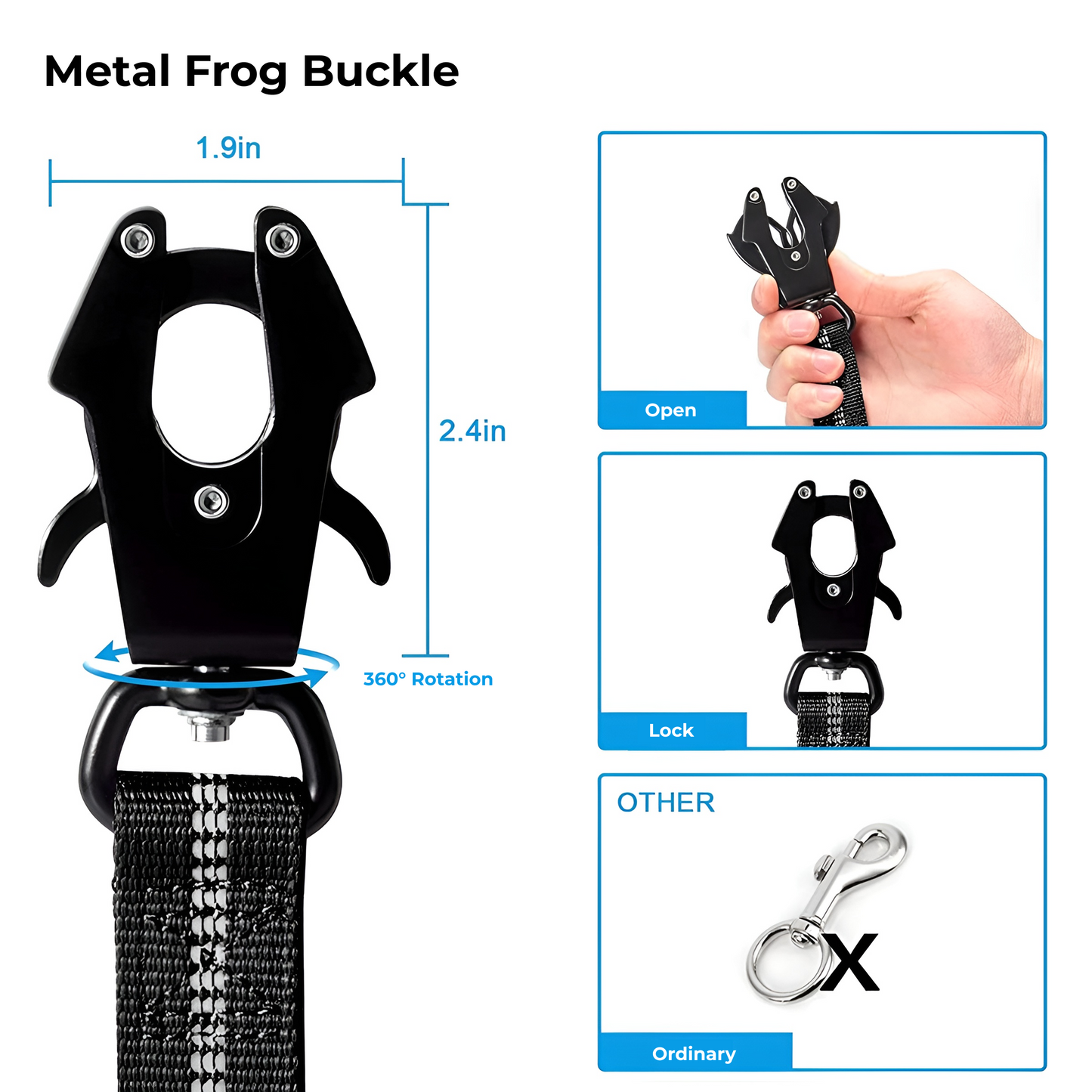 K9 Command Pro Tactical Bungee Leash