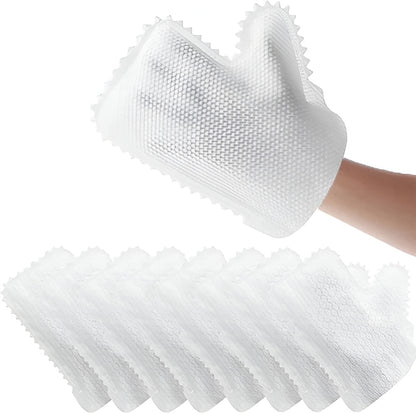 Dry Bath Mittens – Disposable Pet Cleaning Gloves for Dogs & Cats