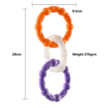 TuggLoop Rings Chew Toy for Puppies and Dogs