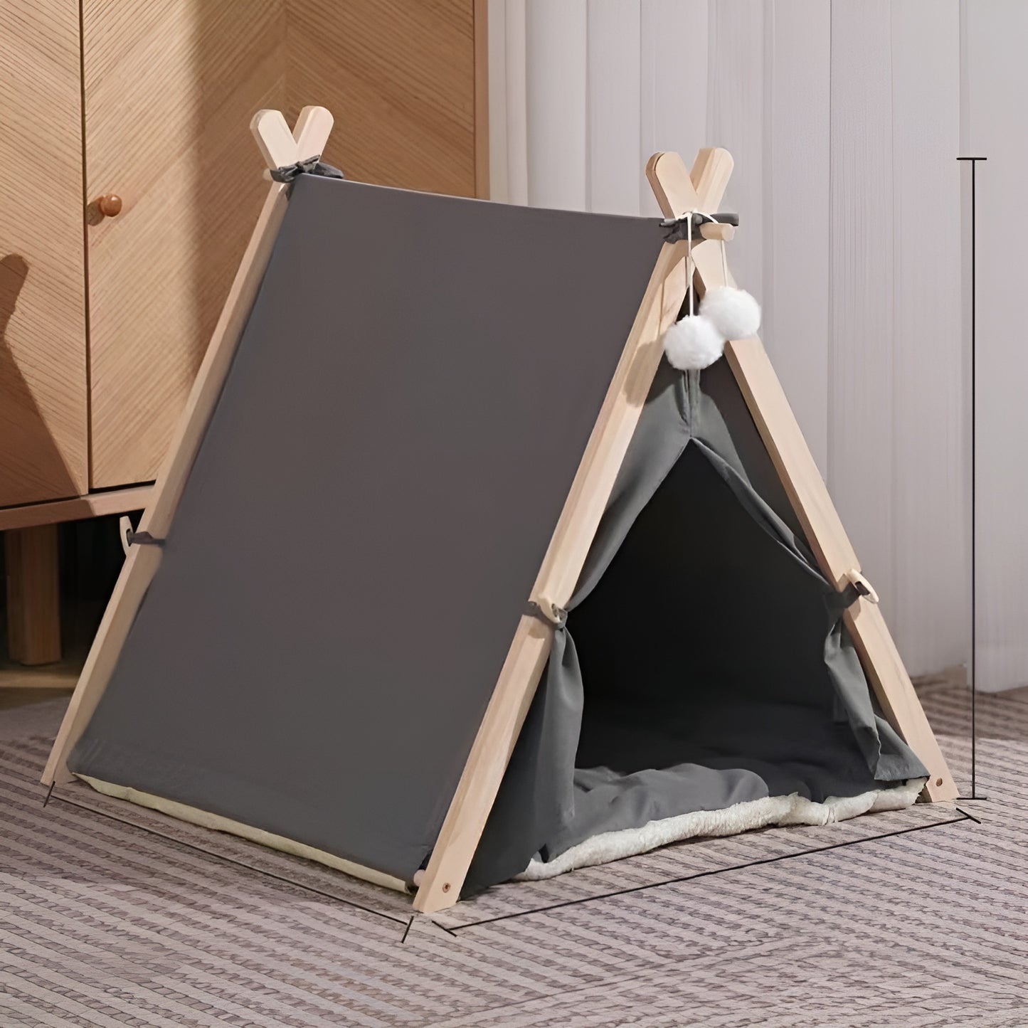 DreamDen™ Indoor Pet Tent | Stylish Home Décor Pet House