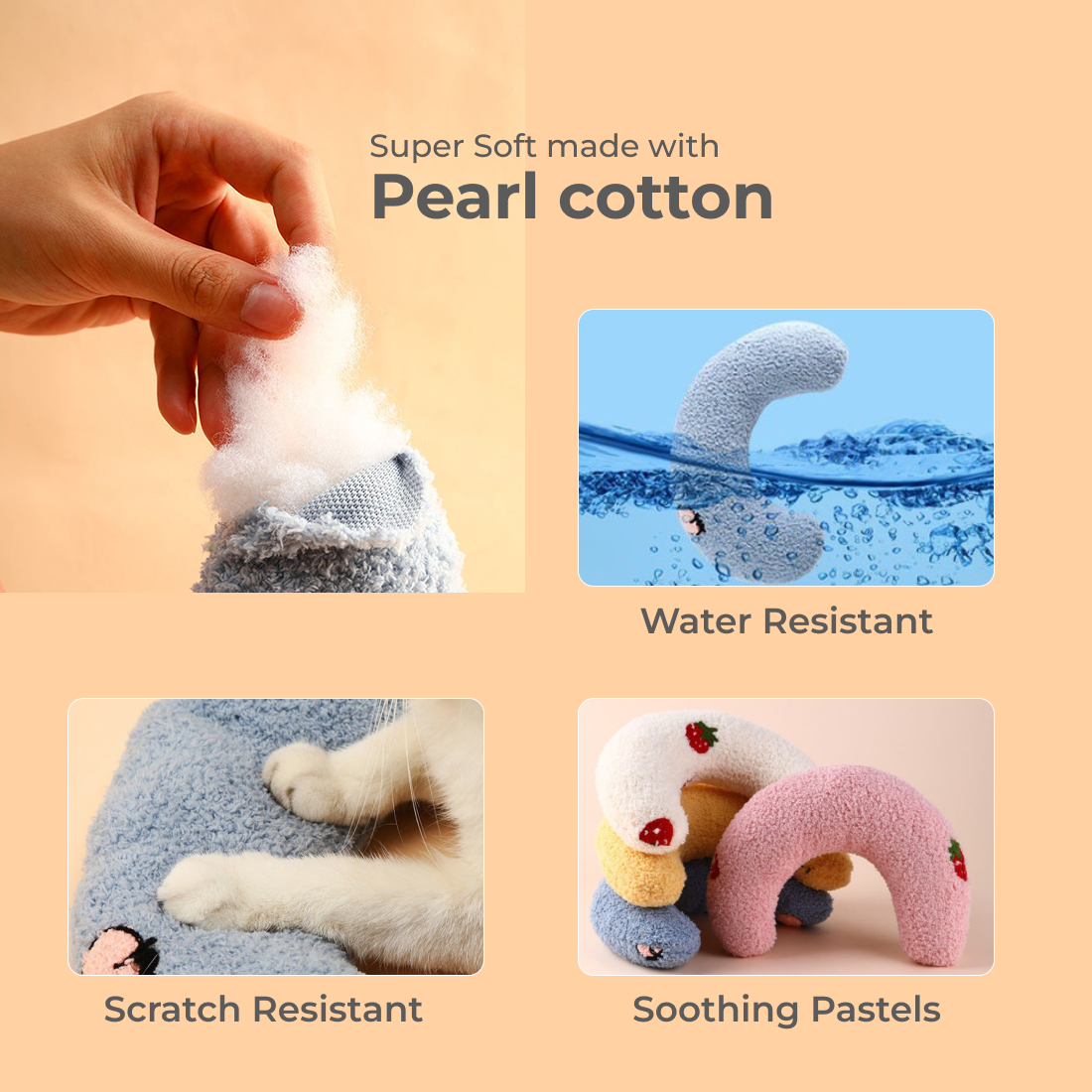 Cuddle Pillow – Cozy & Fluffy Pet Cushion