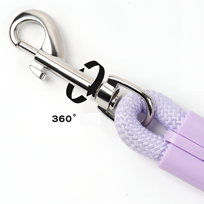 Vibe Traction Leash for Dogs & Cats | Soft Foam Handle, Durable Rope Lead for Pets