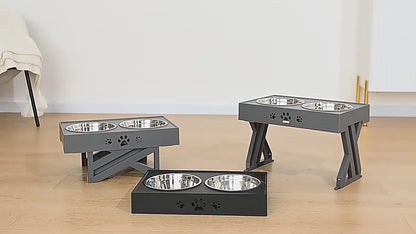 Lift & Feast | 3 Level Adjustable Food Table for Dogs & Cats